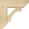 Ekena Millwork Westlake Slat Rough Sawn Bracket w/ Offset Brace, Douglas Fir, 6"W x 16"D x 16"H BKT0604X16X16WTL06RDF - alternate 3